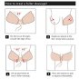 Backless Invisible Silicone Bra Invisible Self-Adhesive Backless Silicone Bra