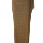 Gold Maxi Wrap Skirt UK 14 US 10 BNWT Dorothy Perkins