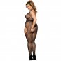 #H3014 Women's sexy lingerie mesh cut-out halter-neck body stockings