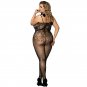 #H31041B Women's sexy lingerie mesh cut-out crotchless body stockings fishnet stockings