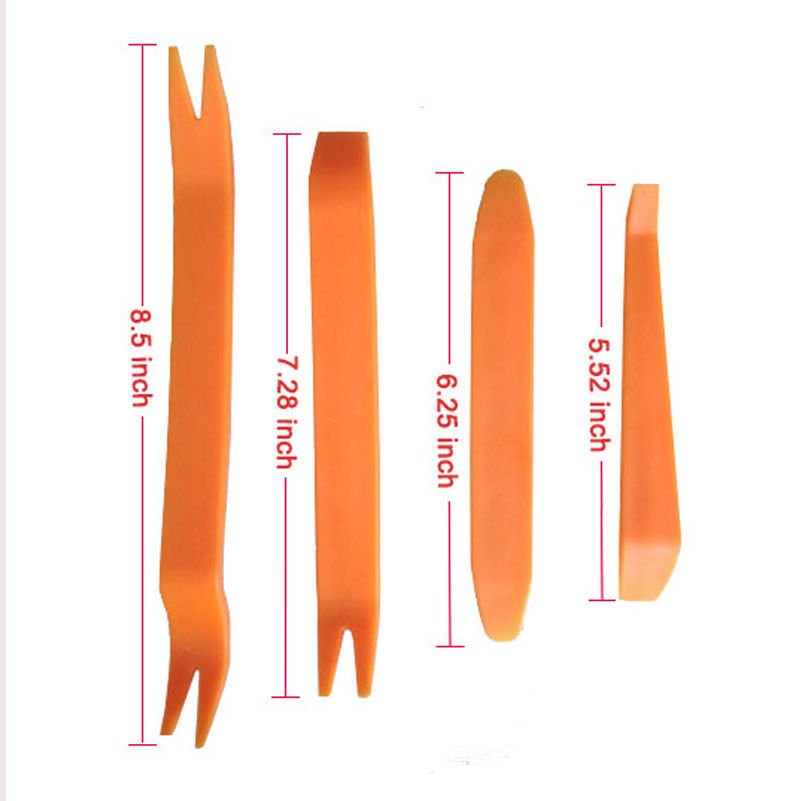 4 x Fiesta Mk7 In-Car Radio Door Body Clip Panel Trim Dash Audio Plastic Removal Tool Kit
