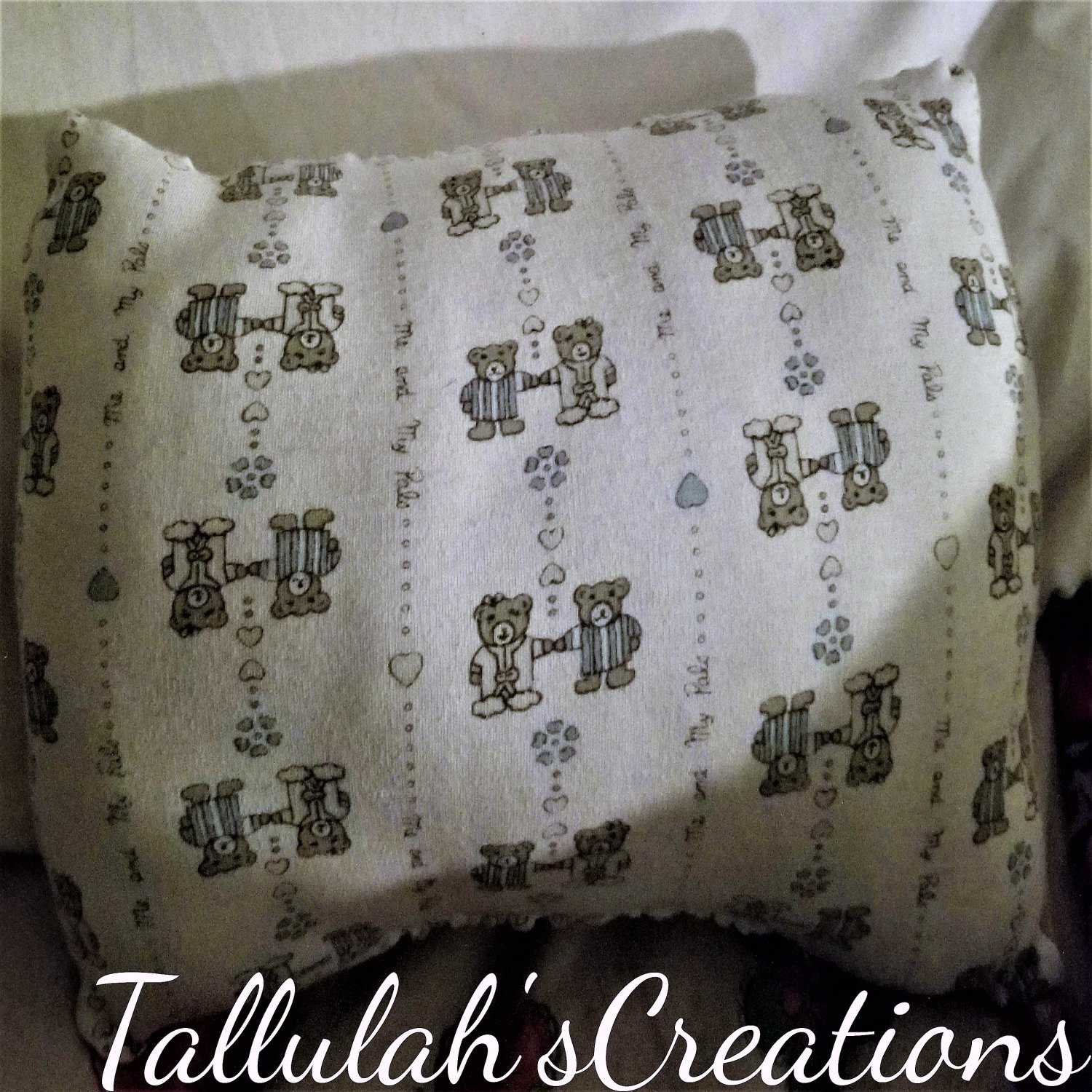 "Night Night Bears" Miniatue Pillow