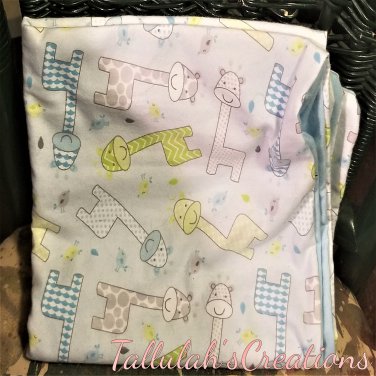 "Baby Giraffe" Baby Blanket