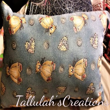 "Hearts and Teddys" Miniature Pillows