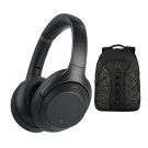 Sony WH-1000XM3 Wireless Noise-Canceling Headphones (Black) w/ Wenger Laptop Bag