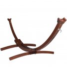 Lazy Daze Hammocks 14 Foot Russian Pine Hardwood Arc Frame Hammock Stand with Hooks and Chains