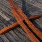 Lazy Daze Hammocks 14 Foot Russian Pine Hardwood Arc Frame Hammock Stand with Hooks and Chains