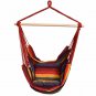 TOUCAN OUTDOOR Hanging Rope Chair, Hammock Swing Chair with Pillow Set, Rainbow