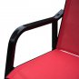 Outdoor Counter Height Bar Stool All Weather 2 PCS Set (Red)