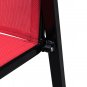 Outdoor Counter Height Bar Stool All Weather 2 PCS Set (Red)