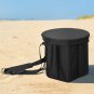 Outdoor Portable Storage Stool Padded Seat