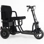 MotoTec Folding Mobility Electric Trike 48v 700w Dual Motor Lithium Black