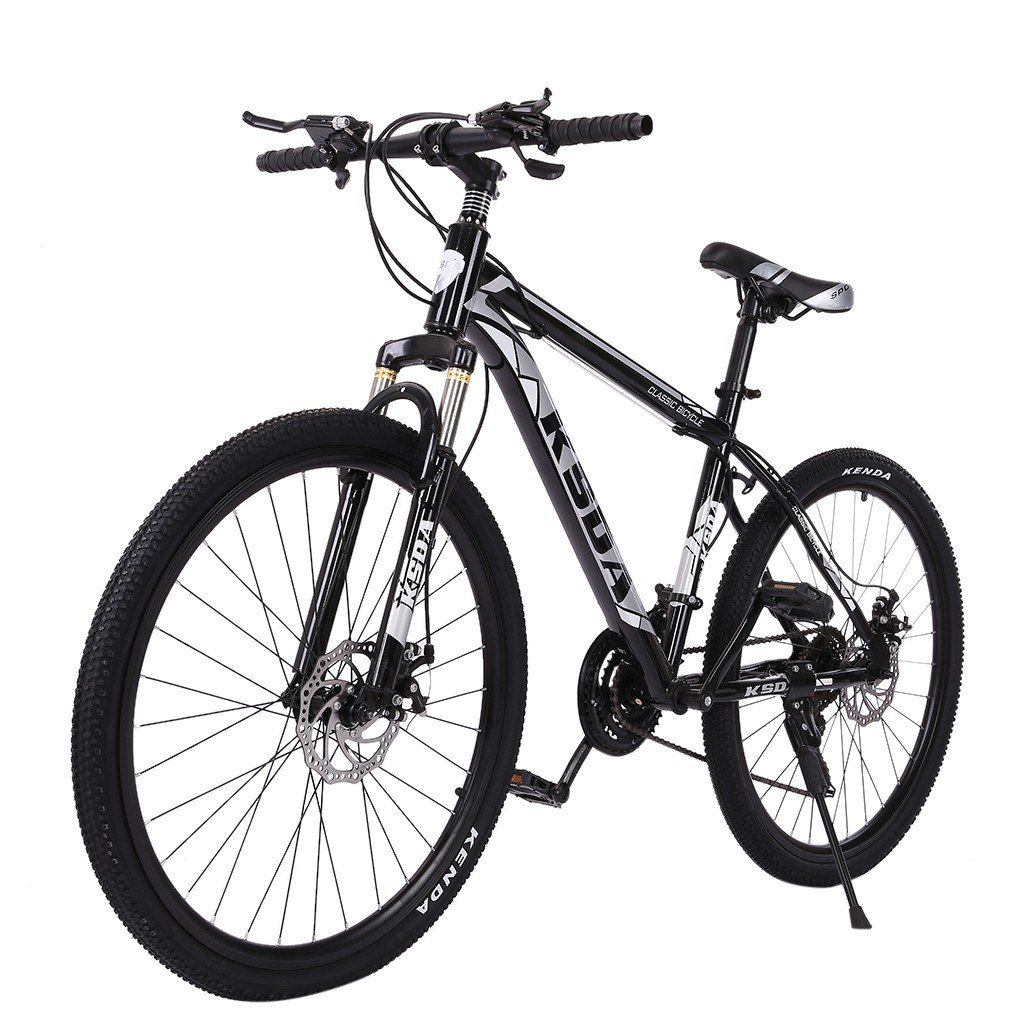 Junior Aluminum Full Mountain Bike; Stone Mountain 26 Inch 21-Speed Bicycle