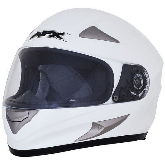AFX FX-90e Solid Full Face Motorcycle Helmet White