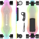 isinwheel V6 Pro Electric Skateboard with Pedal Lights & Remote Control