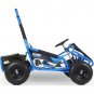 MotoTec Mud Monster Kids Electric 48v 1000w Go Kart Full Suspension Green