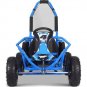 MotoTec Mud Monster Kids Electric 48v 1000w Go Kart Full Suspension Green