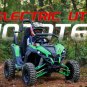 MotoTec Raider Kids UTV 48v 1200w Full Suspension Green