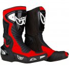 Berik Race- X Evo 1289-BK Black Red Fluo Racing Motorcycle Boots