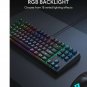 Mechanical Keyboard Compact 87Key with Gaming Software