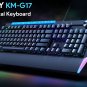 Mechanical Keyboard Blue Switches 104key with Volume Control