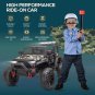 12V Battery-Powered Kids Electric Ride On Truck Car with Wide Seat,
