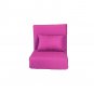 Pink 5-Position Adjustable Flip Chair/Bed
