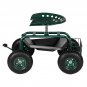 75*45*47cm Iron Short Handle Garden Seat Car, Garden