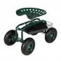 75*45*47cm Iron Short Handle Garden Seat Car, Garden