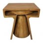 Tyson Nesting End Table 2-Piece Set In Modern Royal Walnut Finish On Solid Wood