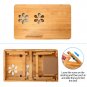 Bamboo Laptop Desk Breakfast Serving Bed Tray Surface Bed Lap Tray