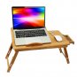 Bamboo Laptop Desk Breakfast Serving Bed Tray Surface Bed Lap Tray