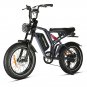 Happyrun Tank G60 Pro 2000W Moped Style Offroad Electric Bike Fat Tire