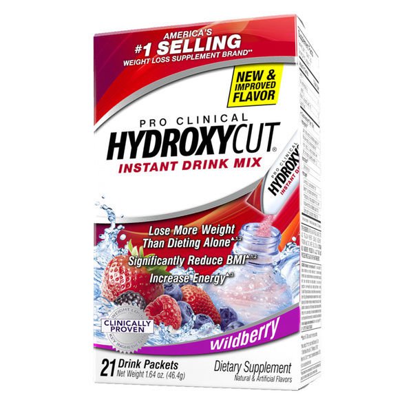 MUSCLETECH HYDROXYCUT PRO CLINICAL INSTANT DRINK MIX 21 sachets