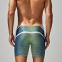 2PK Green Men's Underwear Lingerie Rhombus Printing Swimwear Beachwear Swimming Boxers 250801