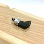 NATURAL CZECH MOLDAVITE GREEN CRYSTAL STONE HAND CARVED SILVER PENDANT 037