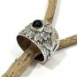 natural czech moldavite ring size 6.5 , green meteorite hand carved stone ring