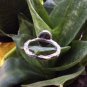 larimar ring, larimar ring size 6.50, real larimar gemstone silver handmade ring
