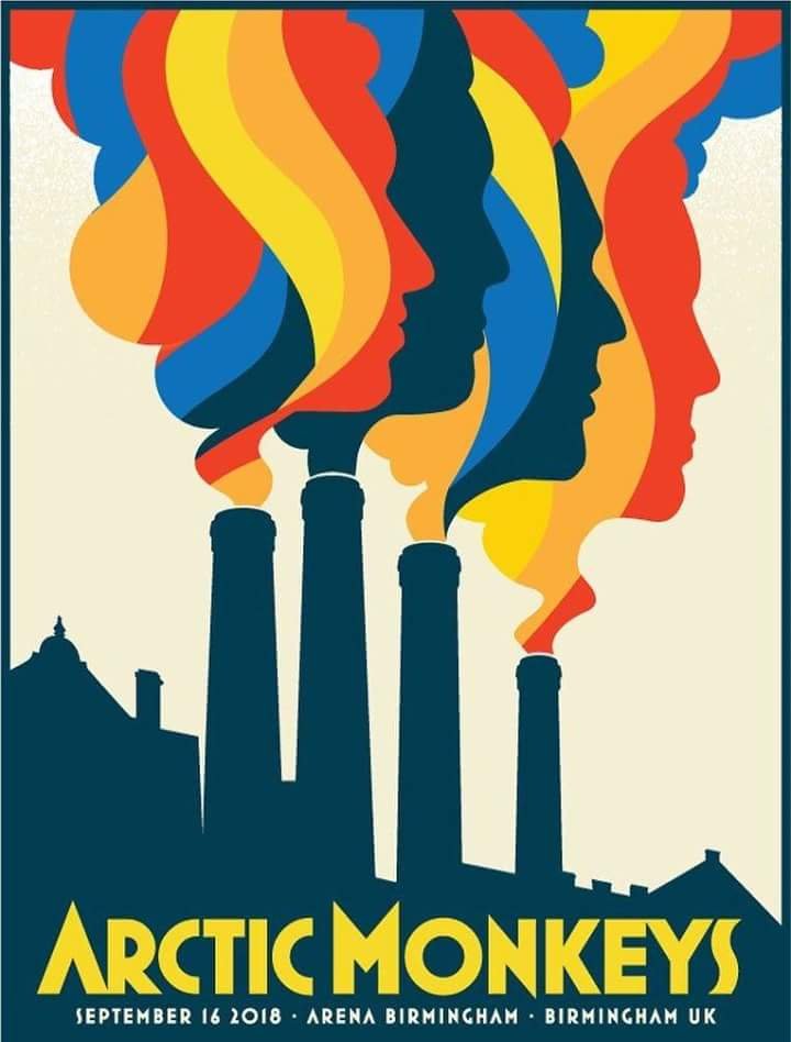 Arctic Monceys Concert Poster 12x17 inches