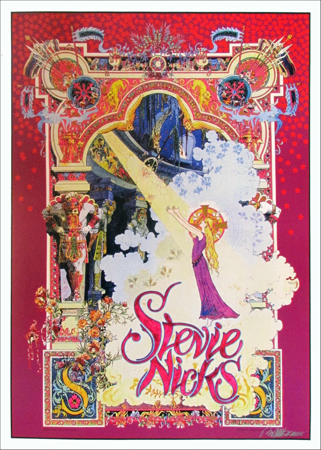 Stevie Nicks Poster "Celtic Light" 18x24 inches