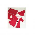 American Girl Limited Edition Santa Dress And Hat Set for 18" Dolls