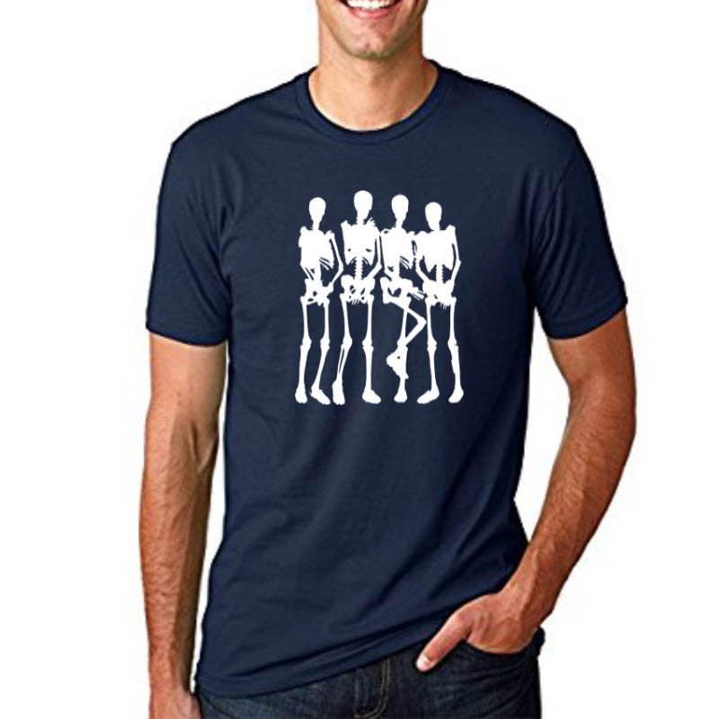 dancing skeleton tshirt for men