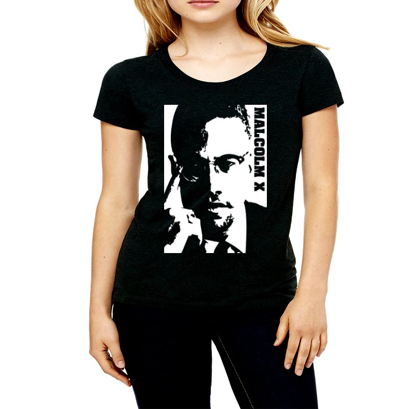 Malcolm X tshirt high quality cheapest price tshirt for  women and Girls