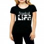 baseball life red design tshirt high quality cheapest price tshirt for women and Girls