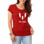 Messi  white Tshirt for  women and Girls