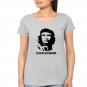 Che Guevara Grey Tshirt for women and Girls