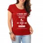 I Asked god for an angel white Tshirt for women