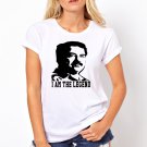 saddam hussein i am the legend white tshirt for  women and Girls