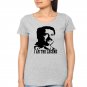 saddam hussein i am the legend white tshirt for women and Girls