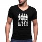 dancing skeleton white tshirt for men